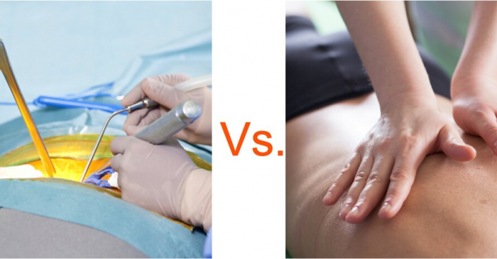 Surgical and nonsurgical spinal decompression Surgical and nonsurgical spinal decompression